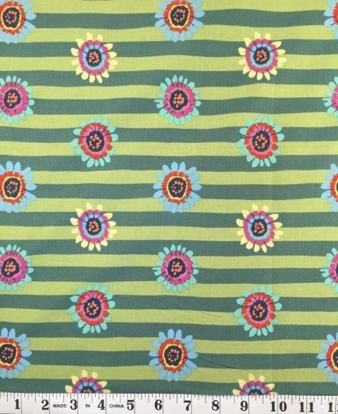 Kaffe Fassett Regency GreenFall – Quiltstof | Groen - Stitch & Sew