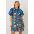 Karina+Kind Poplin Bloemen & Strepen | Per 50 cm - Stitch & Sew