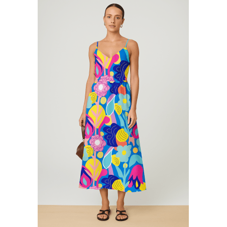Karina+Kind Poplin Bloemenprint | Per 50 cm - Stitch & Sew