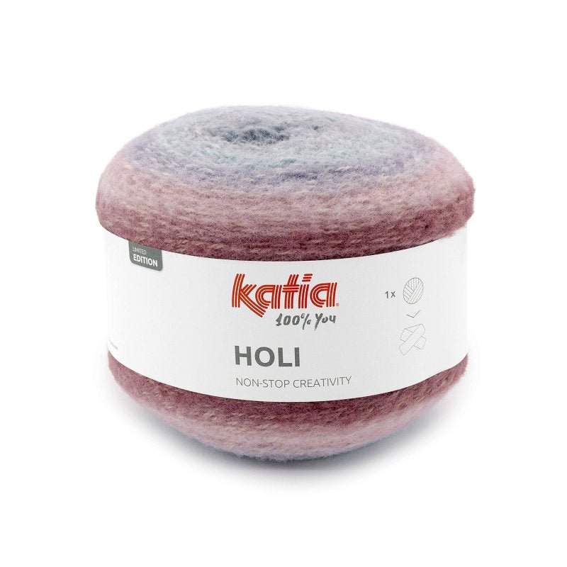 Katia Holi plush-effect multicolor yarn - Stitch & Sew