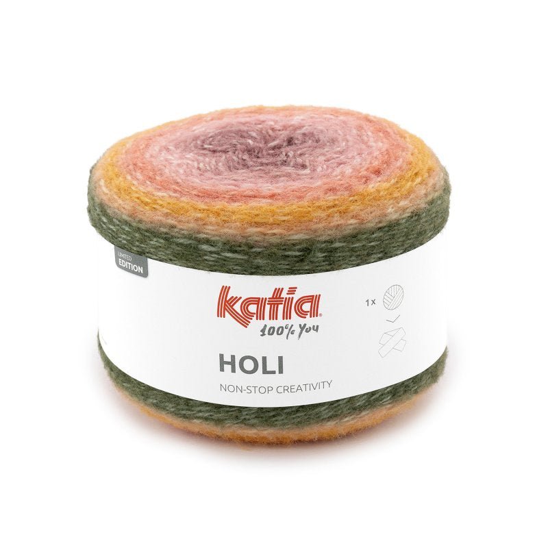 Katia Holi plush-effect multicolor yarn - Stitch & Sew
