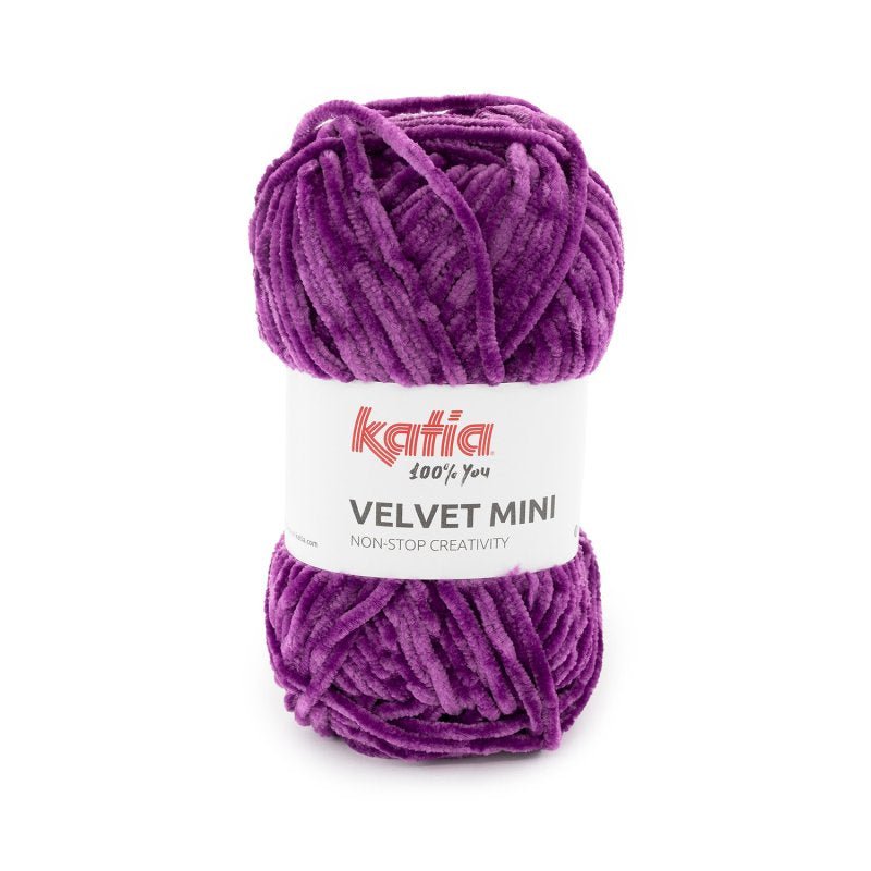Katia Velvet Mini Chenillegaren 50g | Breien & Haken - Stitch & Sew