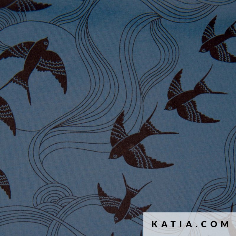Katoenen Fleece Sky Flying Dreams