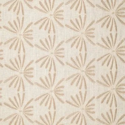 Linen Desert Flowers Naturals - Stitch & Sew