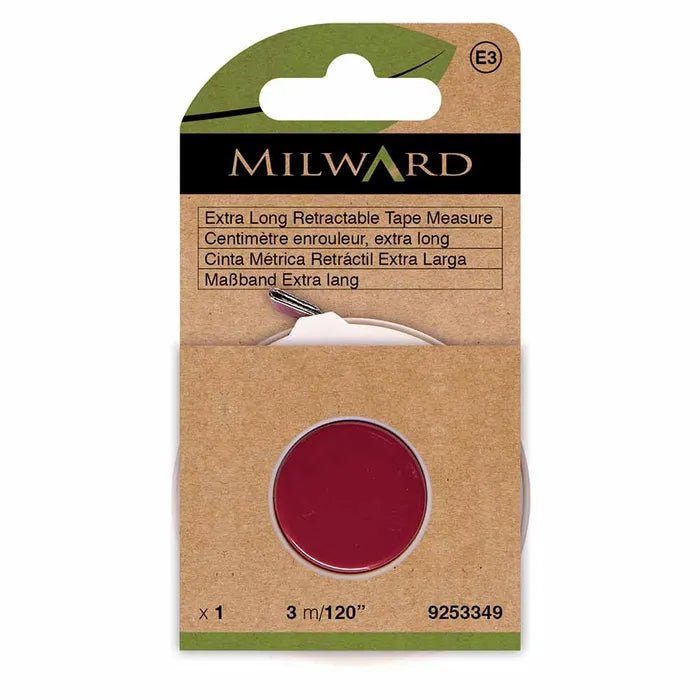 Milward Rolcentimeter jumbo 300cm rood - Stitch & Sew