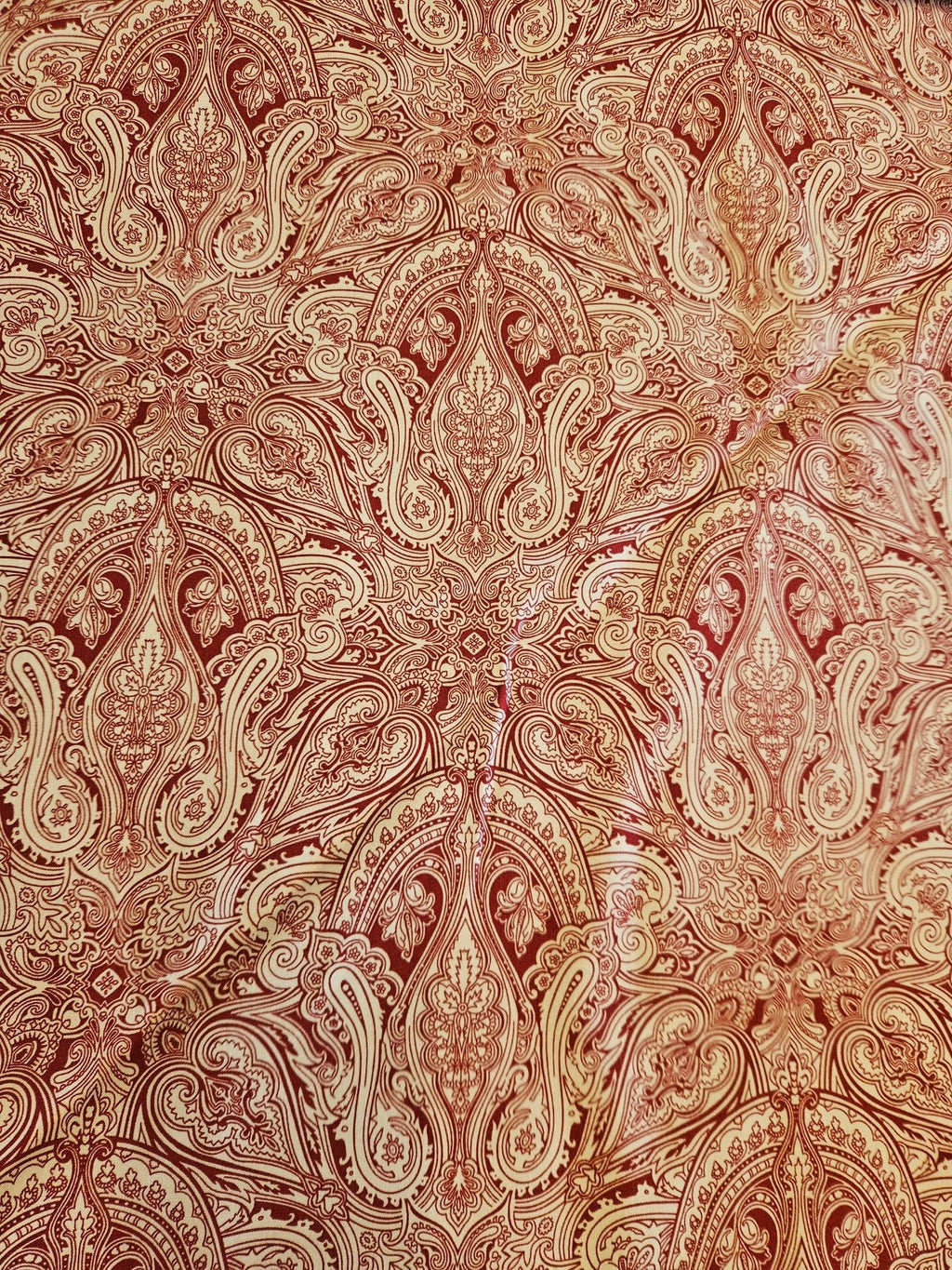 Monochrome Paisley Quiltstof Rood – Jinny Beyer voor RJR Fabrics (2012) - Stitch & Sew