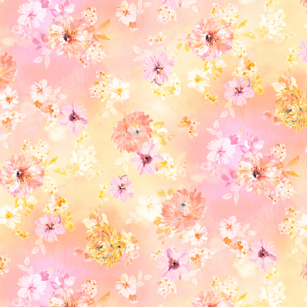 Painted Patels quiltstof in zachte pasteltinten