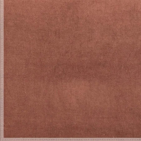 Velvet Corduroy Stretch Stof – Bruin | 98% Katoen, 147 cm breed