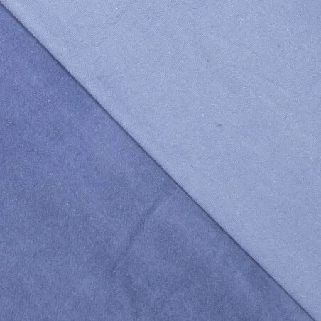 Velvet Corduroy Stretch Stof – Blauw | 98% Katoen, 147 cm breed