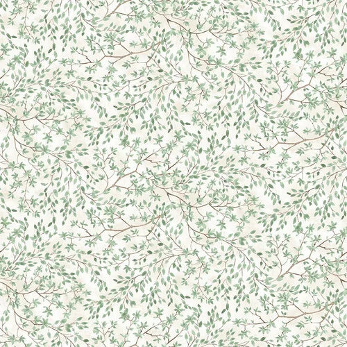 Teal ||Jaded Forest Anna Bailey  quilt stof