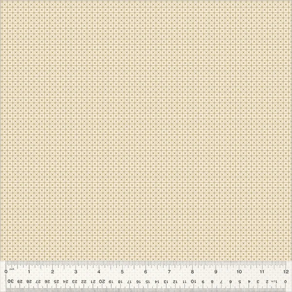 Petite Jeanne quiltstof met romantisch patroon in zachte tinten