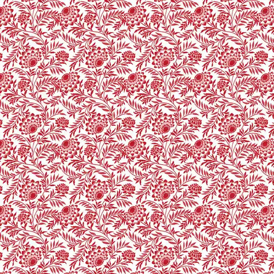 Garden Redwork – Block Geo – Red | Timeless Treasures – 100% katoen quilting