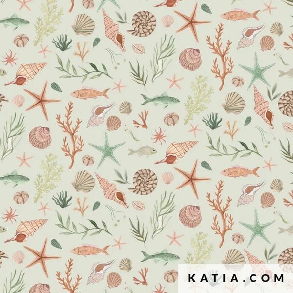 poplin Coral Reef Stitch & Sew - Stitch & Sew
