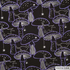 Poplin halloween purple muchroom Stitch & Sew - Stitch & Sew