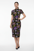 Premium Punta di Roma Jersey Stof | Flower Groen - Stitch & Sew
