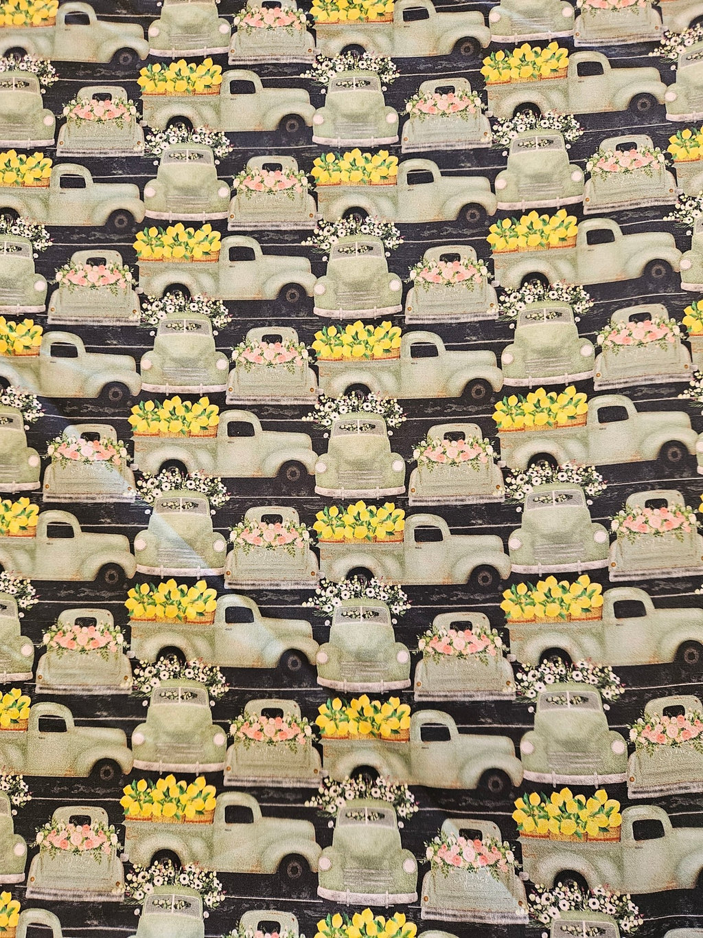 Quilt stof - Vintage Trucks (Beth Albert) - Stitch & Sew