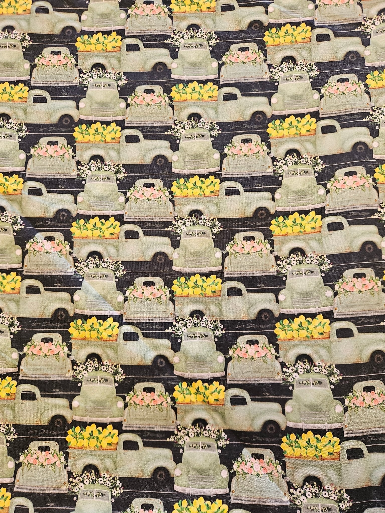 Quilt stof - Vintage Trucks (Beth Albert) - Stitch & Sew