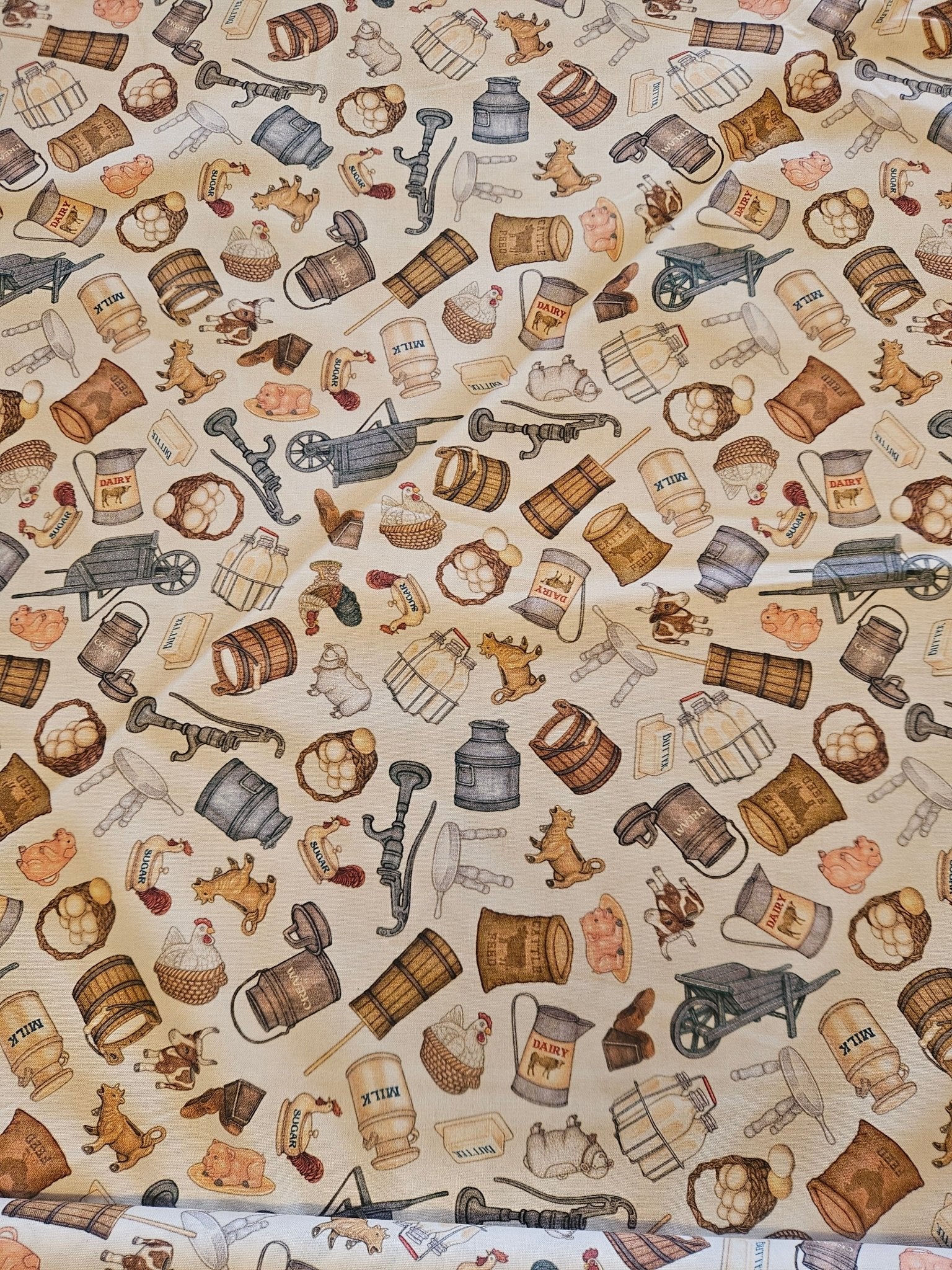 Quiltstof Boerenland Nostalgie – Dan Morris voor QT Fabrics - Stitch & Sew