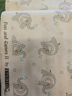 Quiltstof Fun and Games II – Olifantjes - Stitch & Sew