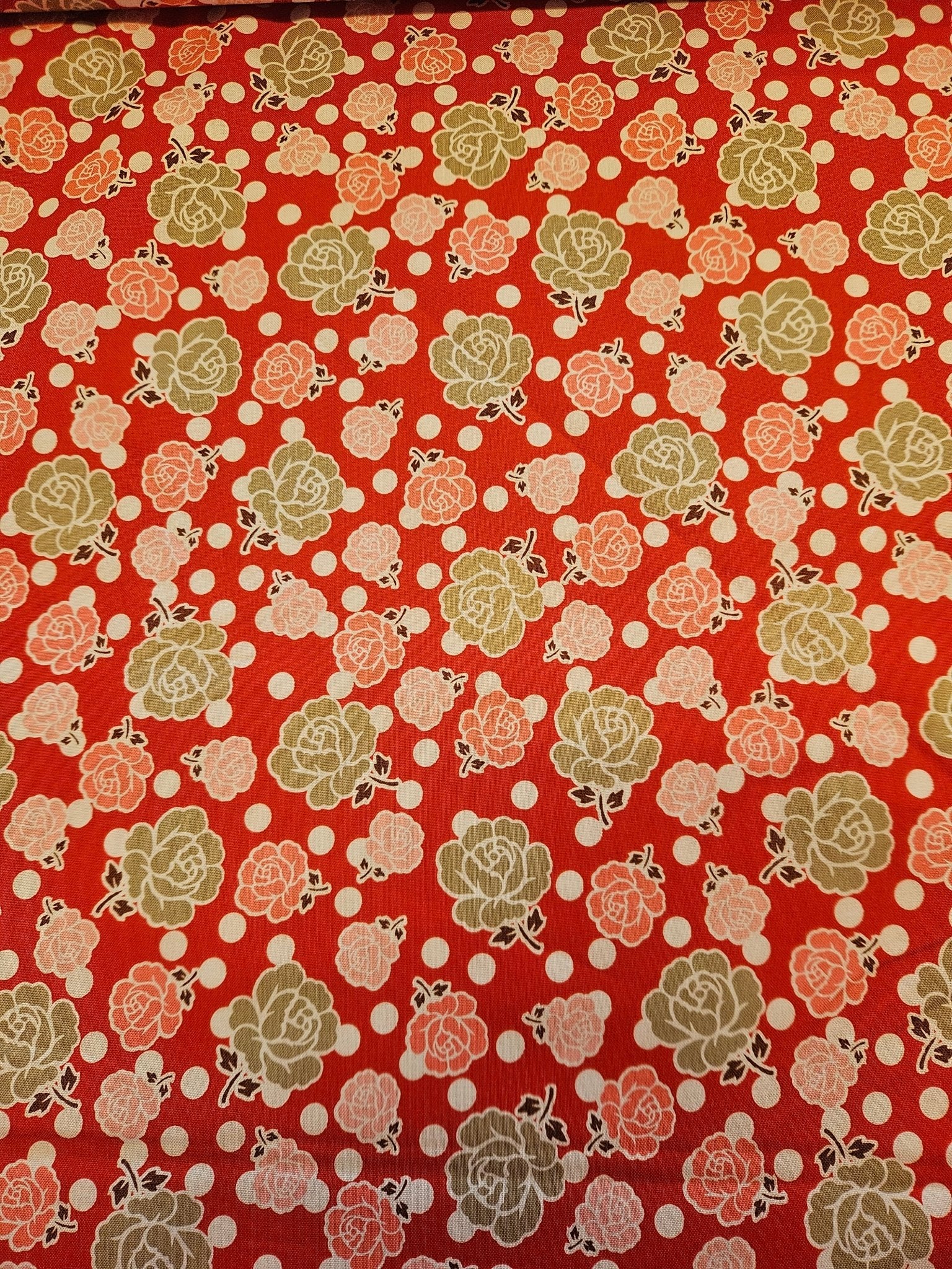 Quiltstof Polka Dot Stitches – Riley Blake | per 10 cm - Stitch & Sew