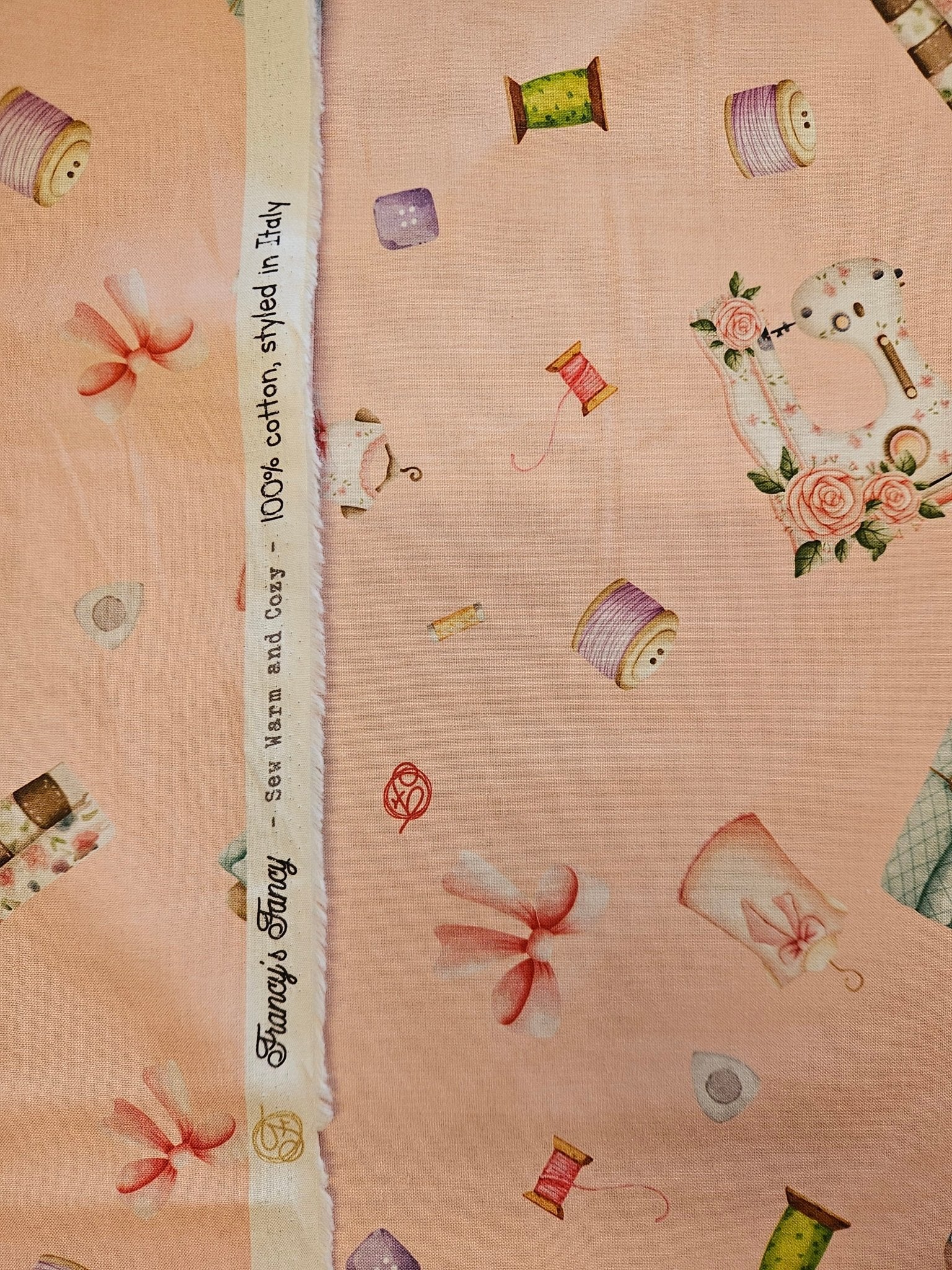 Quiltstof Sew Warm and Cozy – Fancy's Fancy – per 10 cm - Stitch & Sew