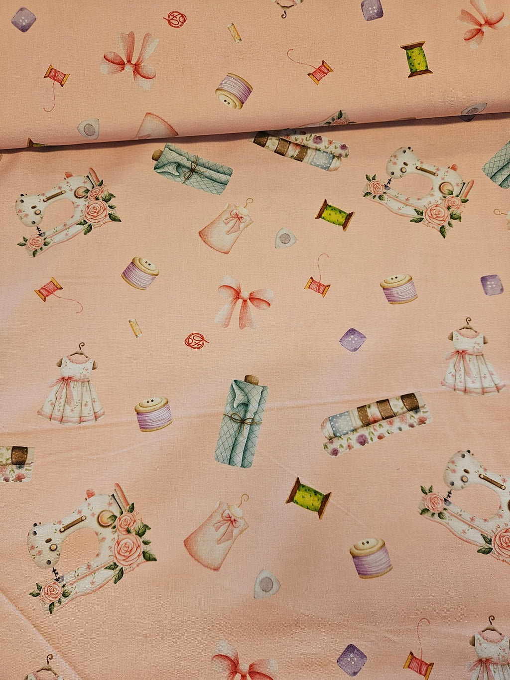 Quiltstof Sew Warm and Cozy – Fancy's Fancy – per 10 cm - Stitch & Sew