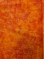 Krullen Batik Quiltstof – Oranje