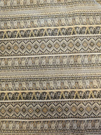 Quiltstof Strepen & Bladeren – per 10 cm
