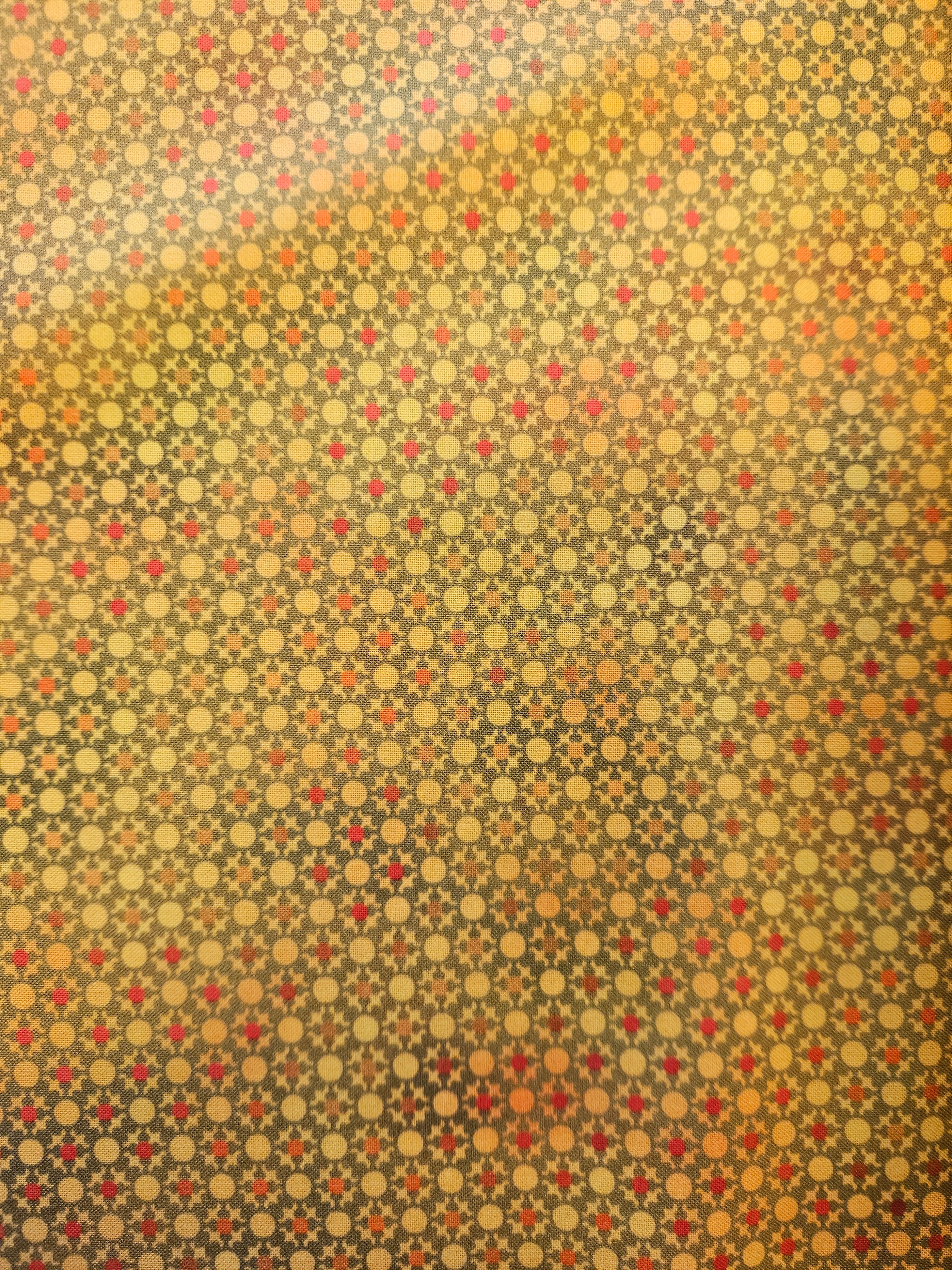 Unusual Garden II – In The Beginning Fabrics | Geel/Olijf