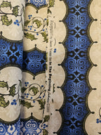 Wintergraphs II Quiltstof – Blauw Crème Hulst