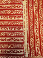 Simple Pleasures Strepen Quiltstof Rood/Crème – Marie-Helene Grabman voor Northcott (5012)