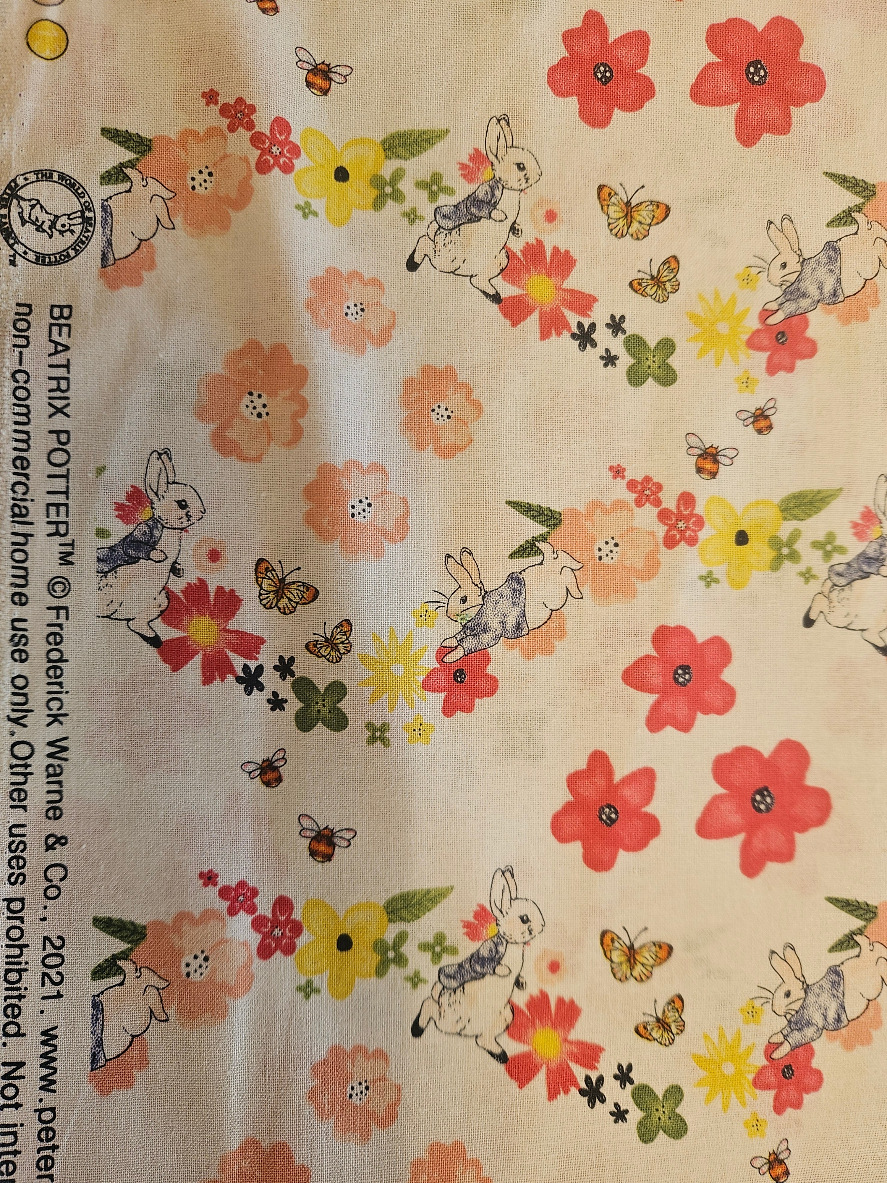 Beatrix Potter Quiltstof