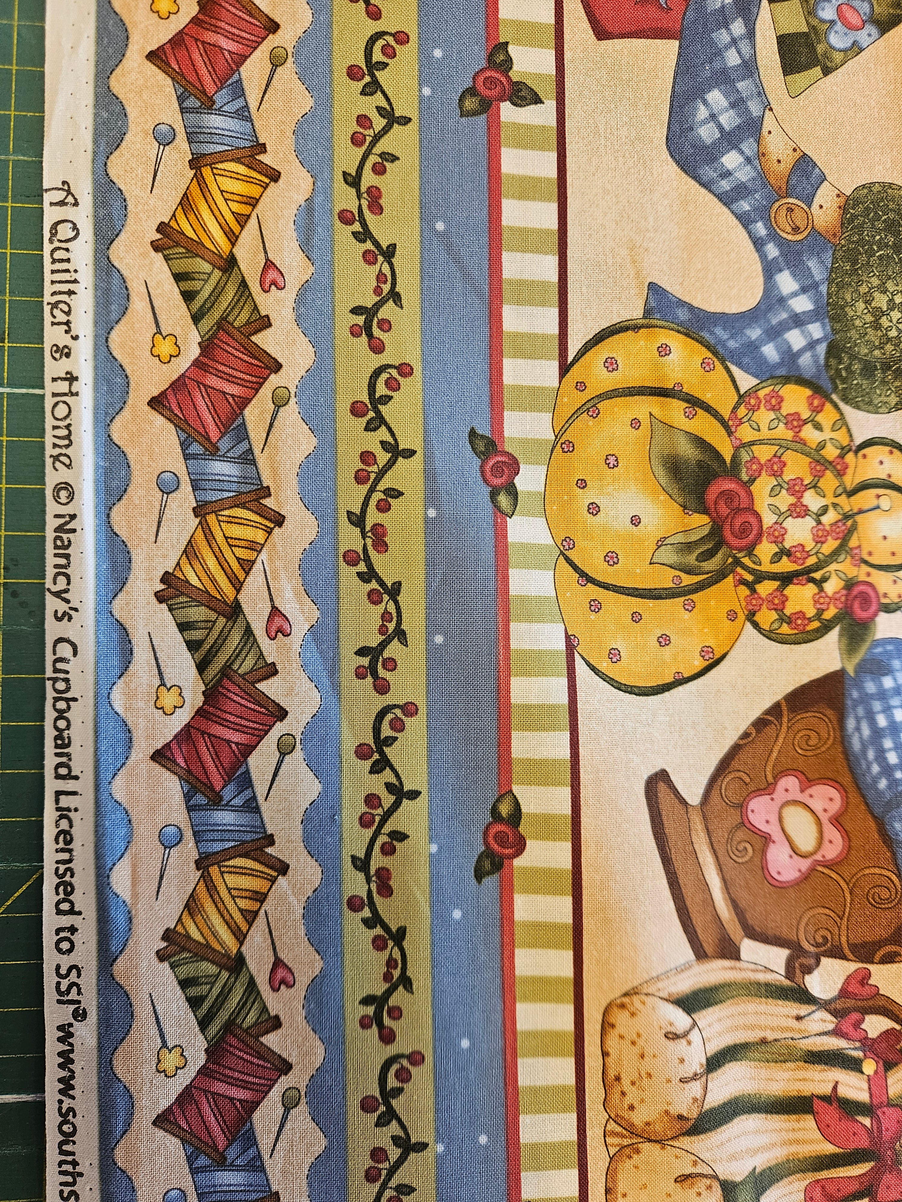 Quiltstof A Quilter's Home – per 10 cm