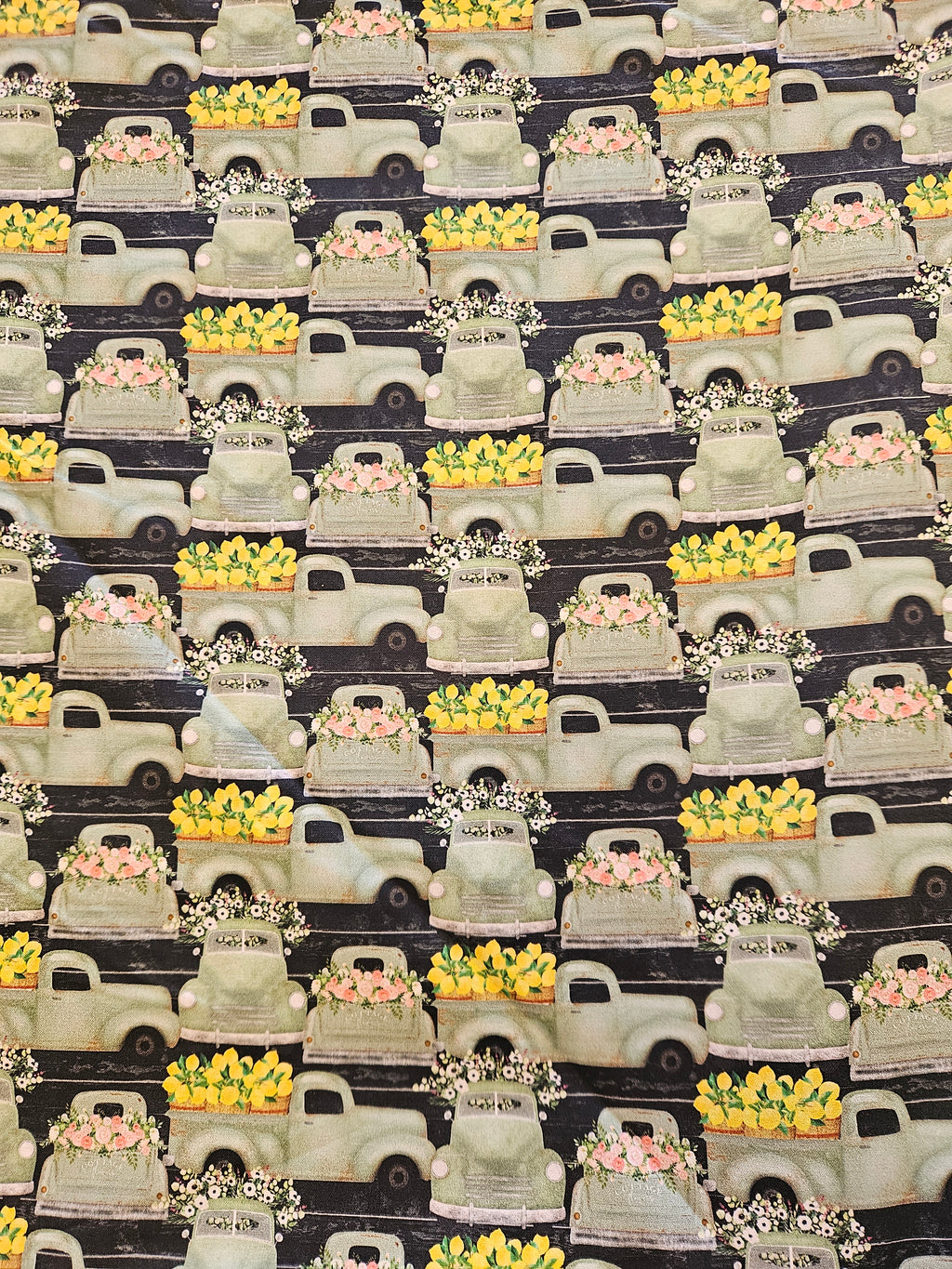 Quilt stof - Vintage Trucks (Beth Albert)