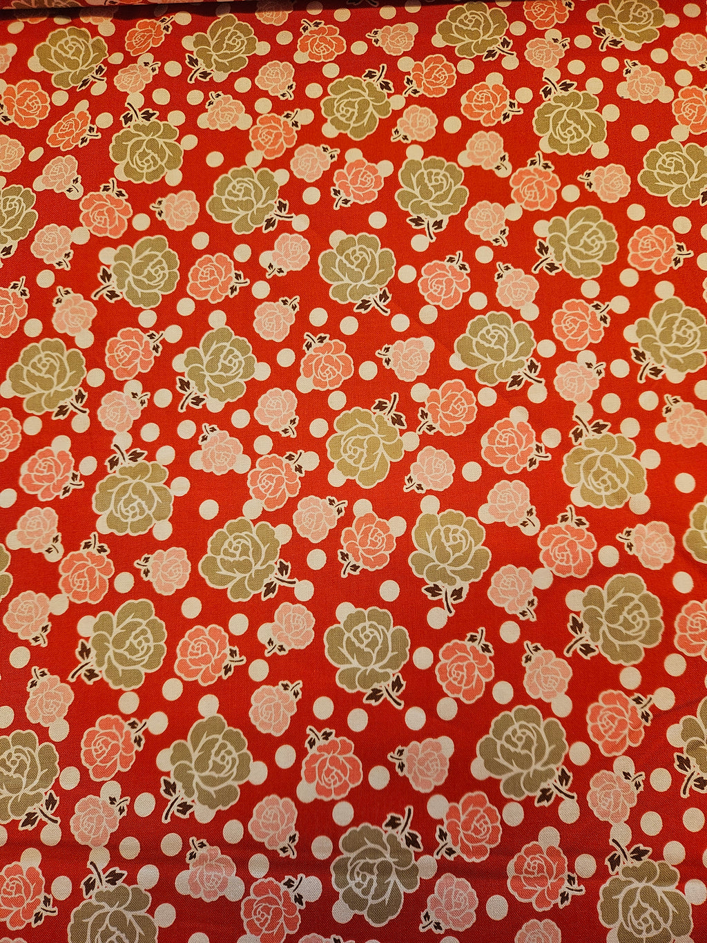 Quiltstof Polka Dot Stitches – Riley Blake | per 10 cm