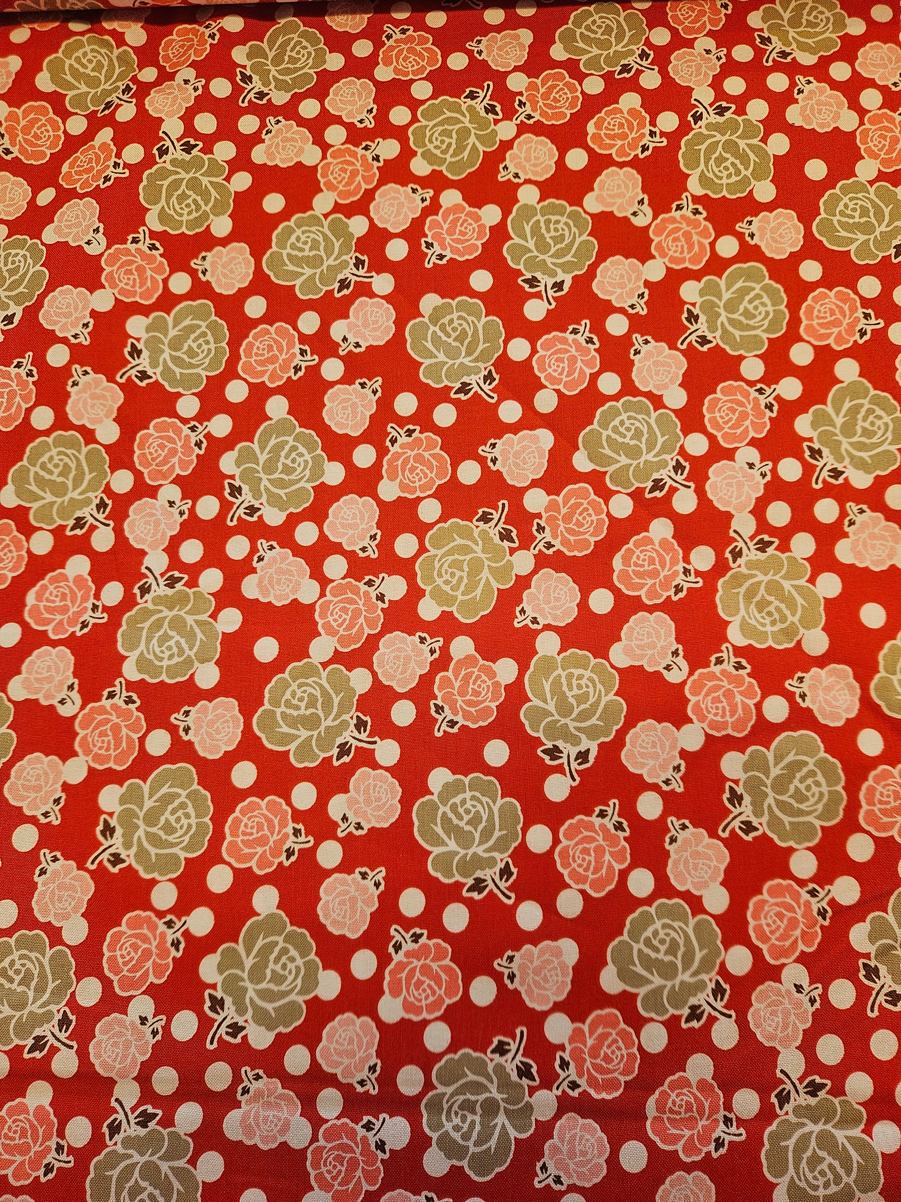 Quiltstof Polka Dot Stitches – Riley Blake | per 10 cm