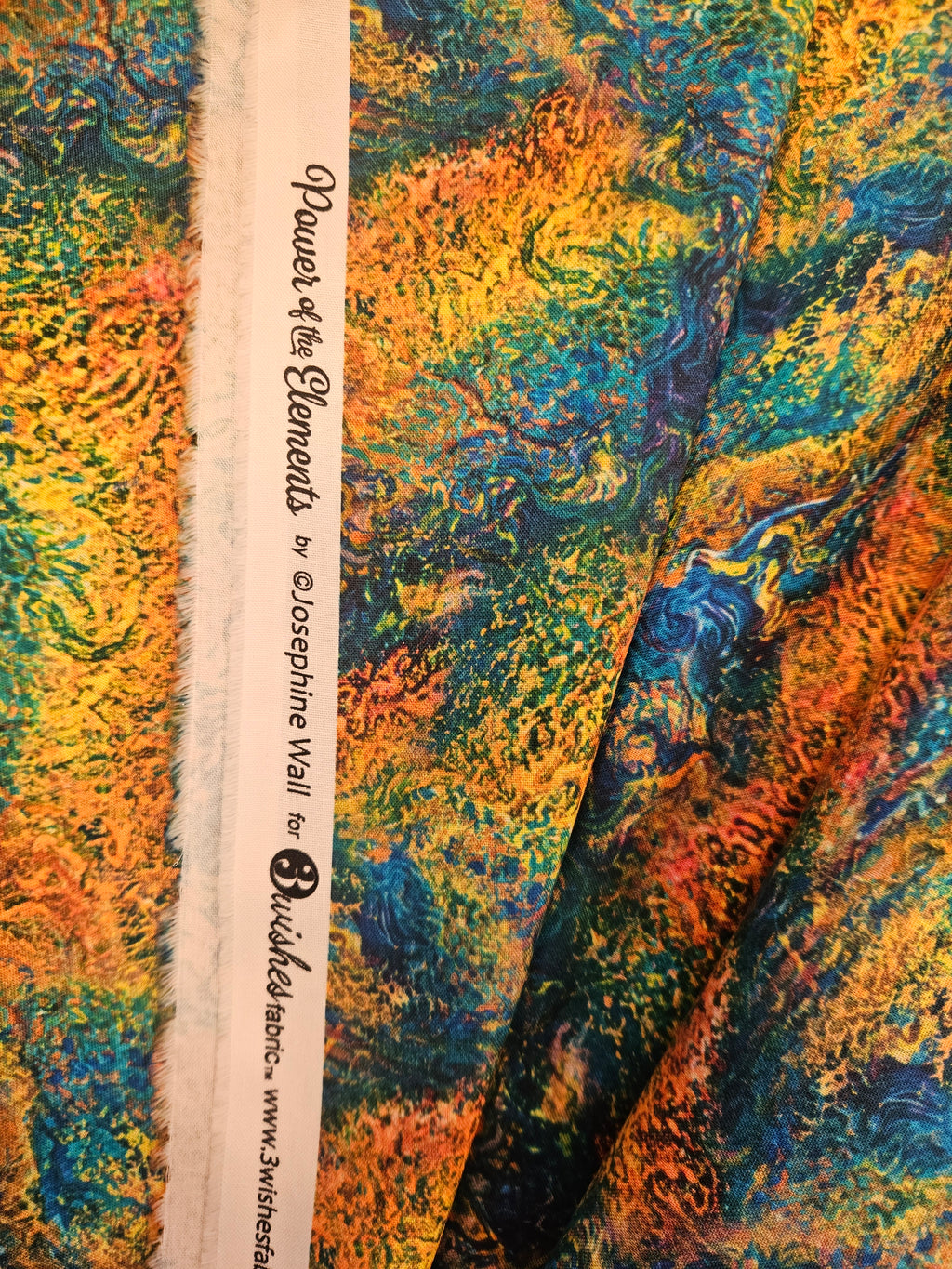 Power of the Elements Quiltstof – Josephine Wall for 3 Wishes Fabric