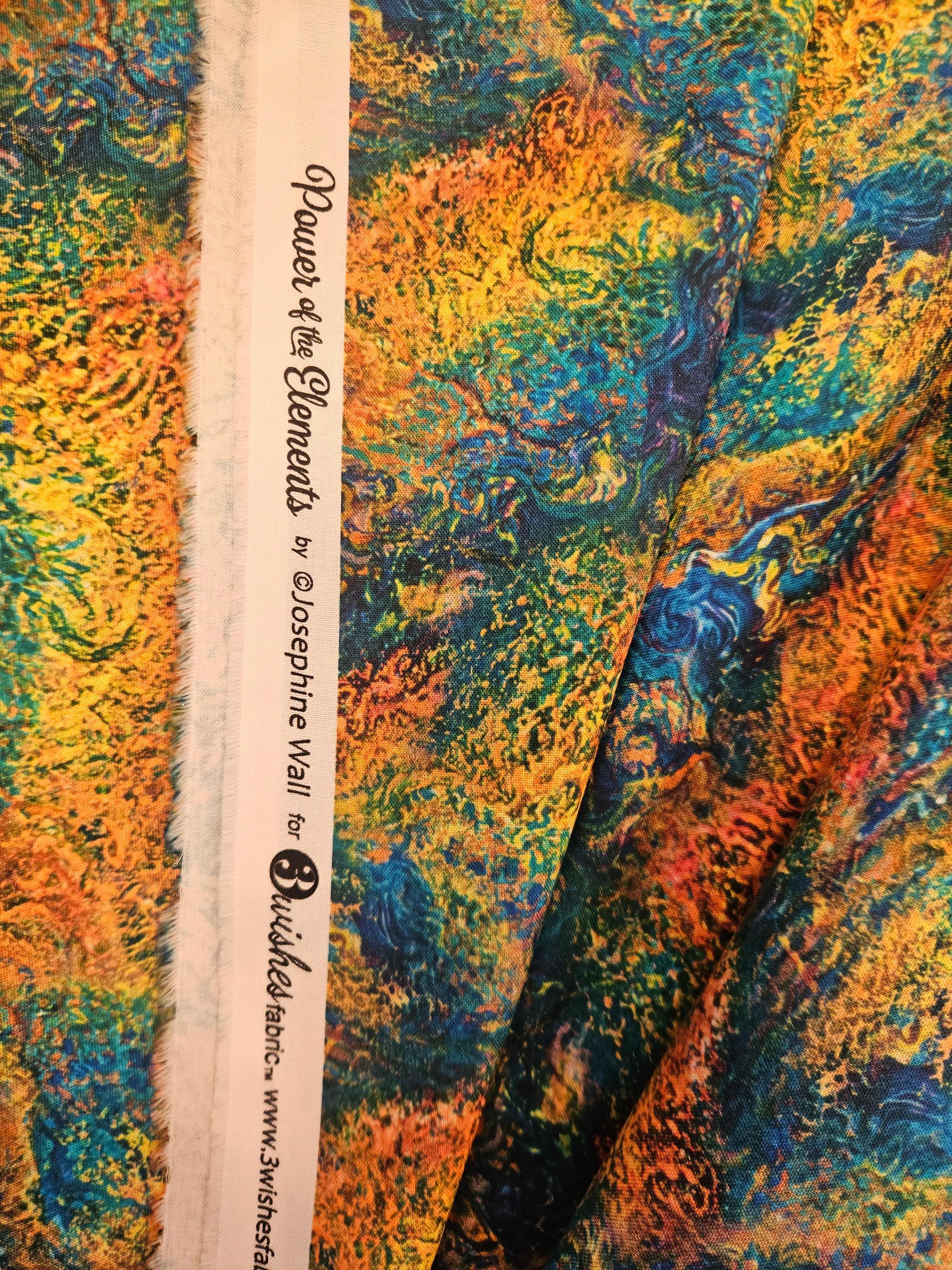 Power of the Elements Quiltstof – Josephine Wall for 3 Wishes Fabric