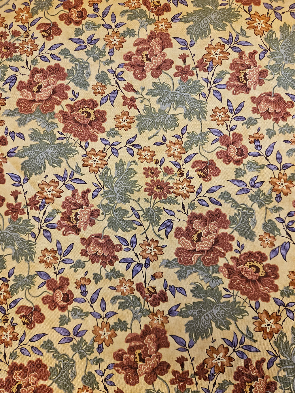 Quiltstof Bloemenprint Geel – Hawthorn Ridge (Moda) #2160