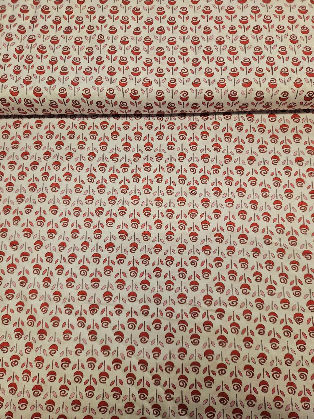 Quiltstof Bloemenprint Roze-wit – Always & Forever (Moda)
