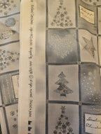 Brilliant Christmas Quiltstof – Zilver Grijstinten