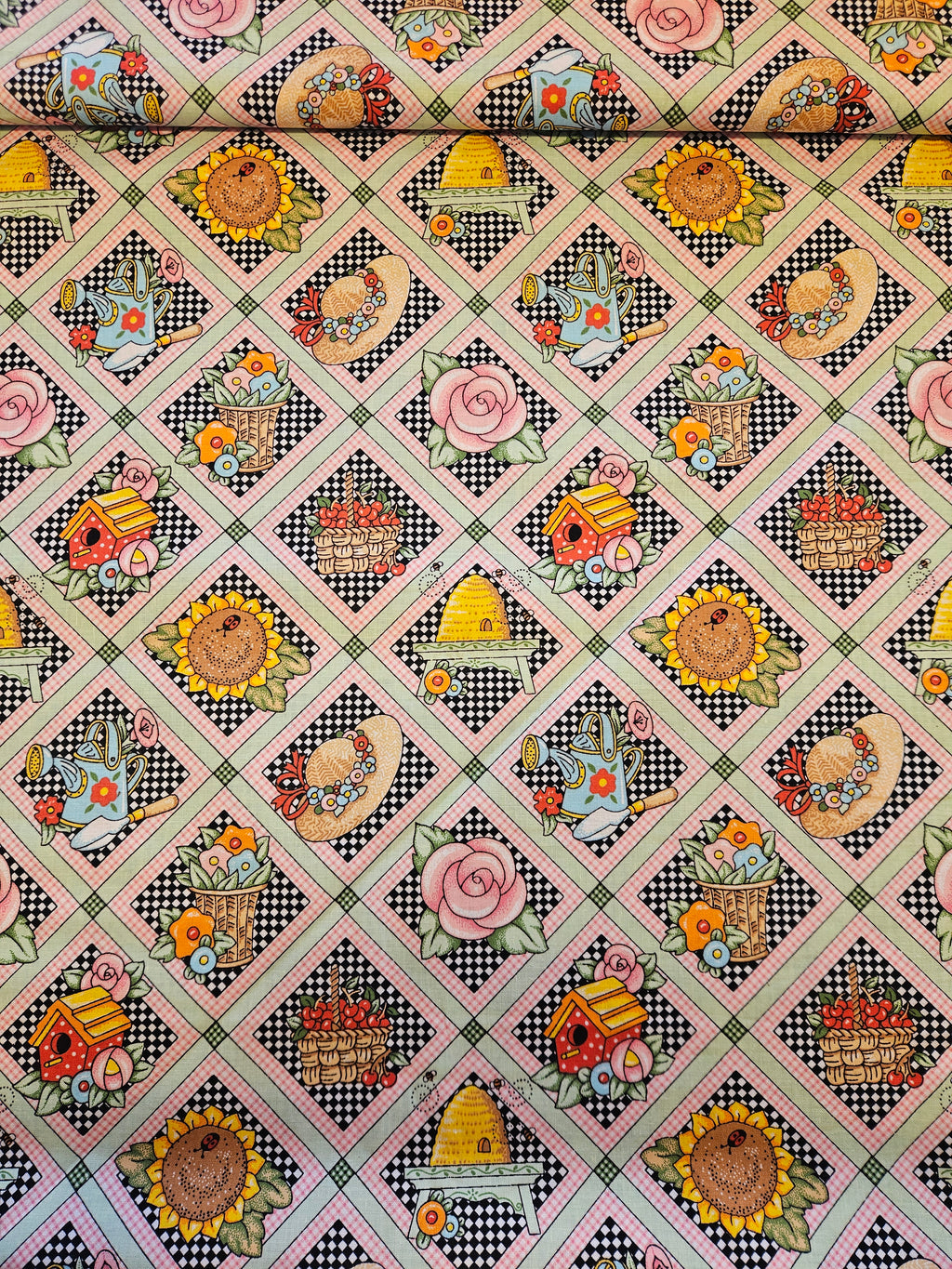 Quiltstof Mary Engelbreit 'At Home' – V.I.P. Cranston | per 10 cm