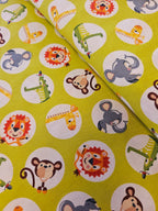 Quiltstof Safari Drive Groen