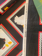 Quiltstof Henrietta Hen – Paneelstof Blokken | Kanvas (per 20 cm)