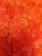 Schakels Batik Quiltstof – Oranje