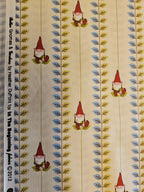 Gnomes & Gardens Quilt Stof