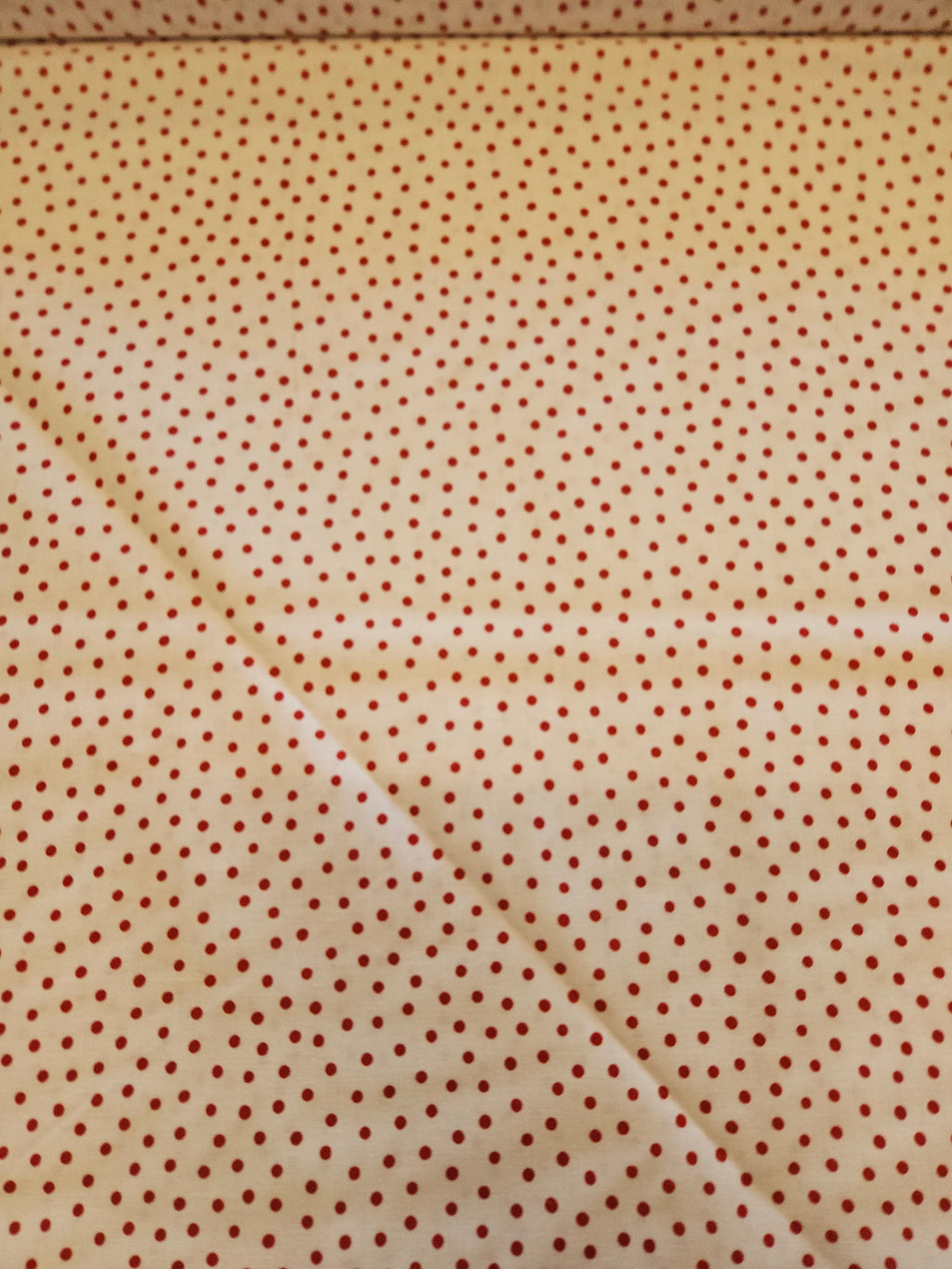 Always & Forever Stippen Quiltstof Wit/Rood – Deb Strain voor Moda Fabrics