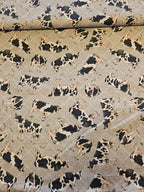 Katoenen stof koeienprint – Dan Morris / QT Fabrics