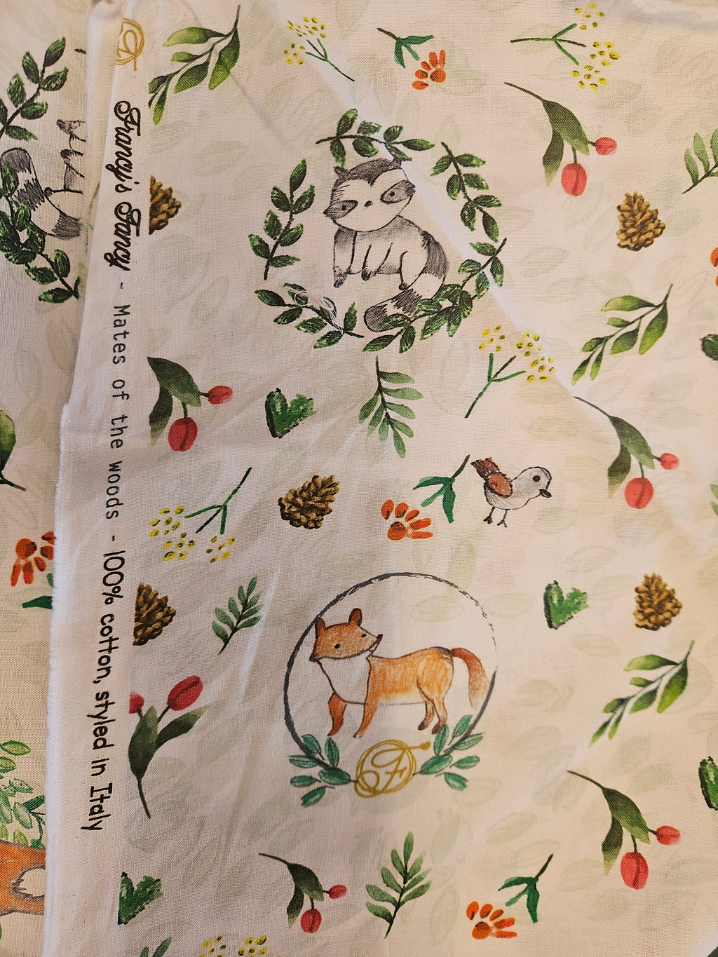 Fancy's Fancy Quilt Stof – Mates of the Woods | 100% Katoen