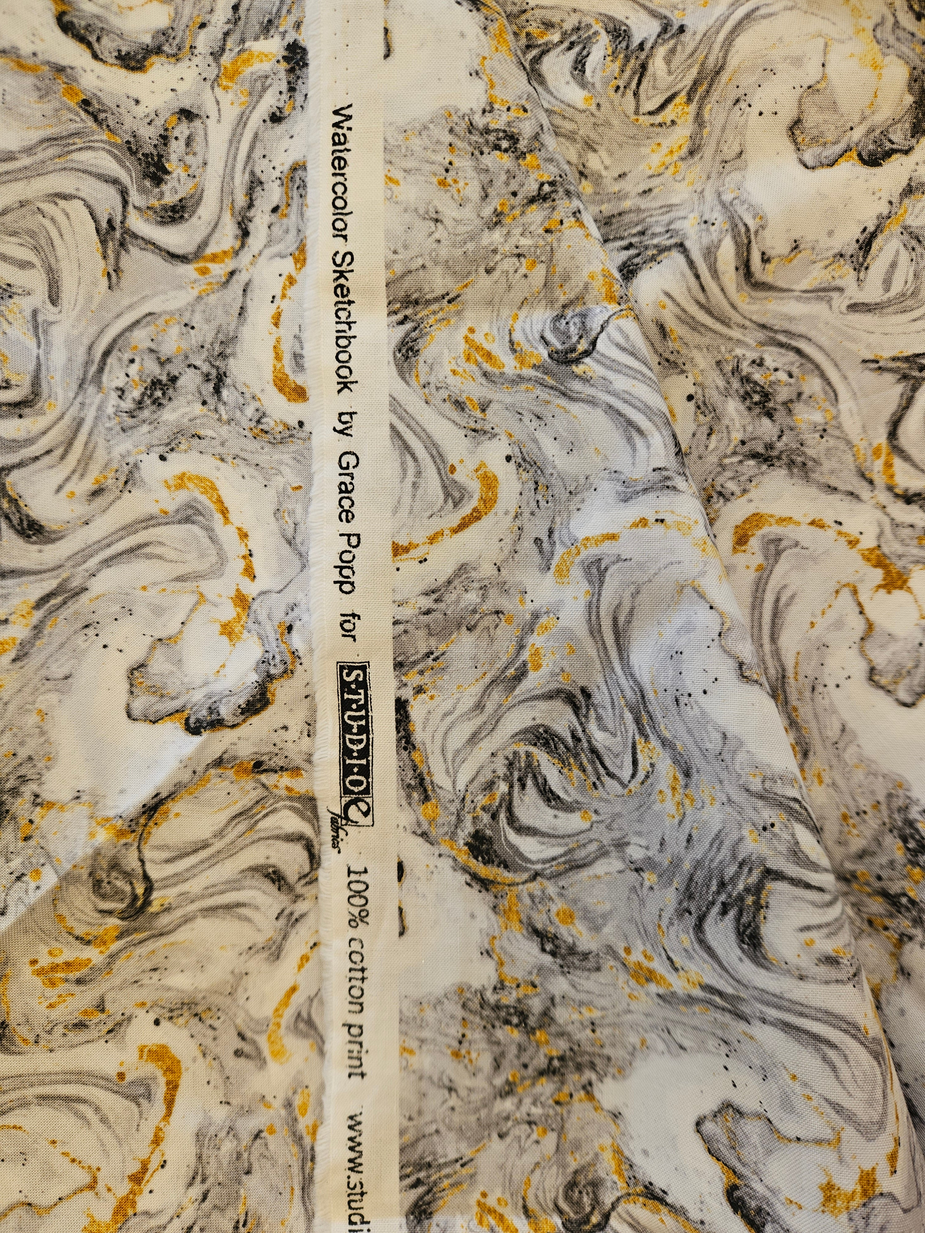 Watercolor Sketchbook Quiltstof – Grace Popp for Studio E